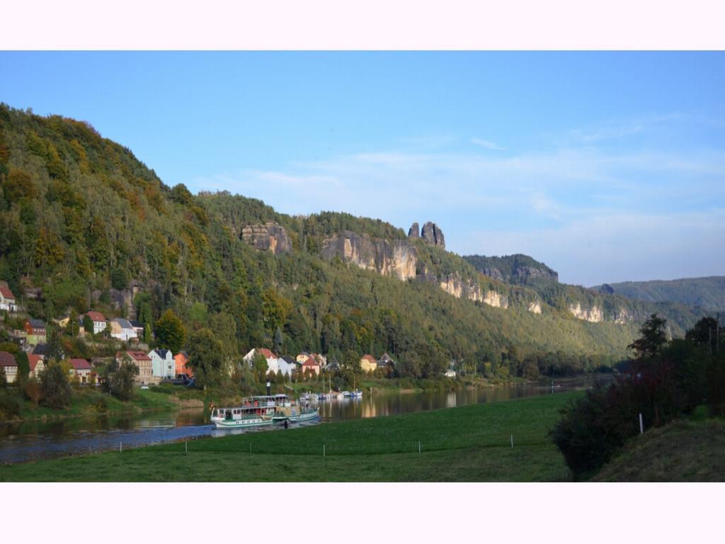 Pension Schwarz Bad Schandau Esterno foto