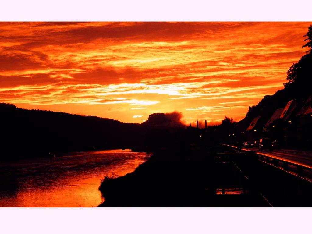 Pension Schwarz Bad Schandau Esterno foto